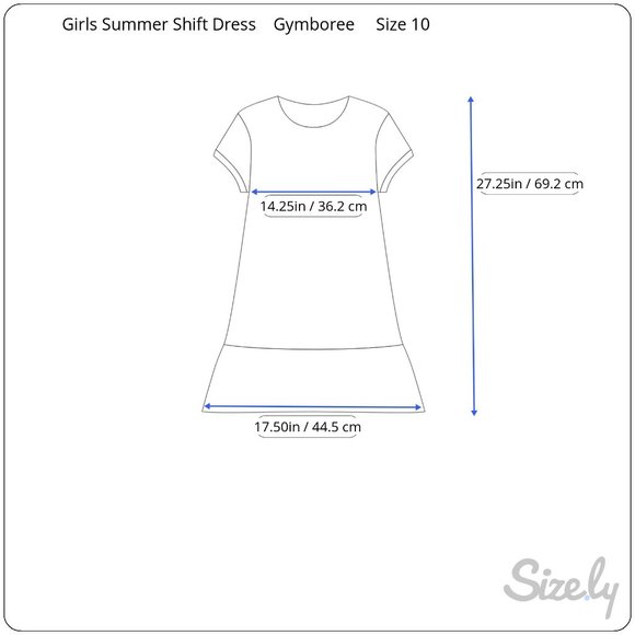Girls Summer Shift Dress - Picture 4 of 4